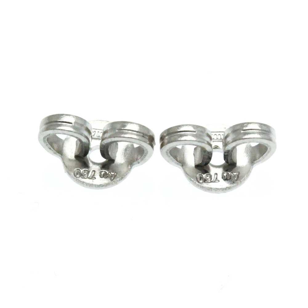 Gucci Gucci GG Running Earrings No Stone White Go… - image 3