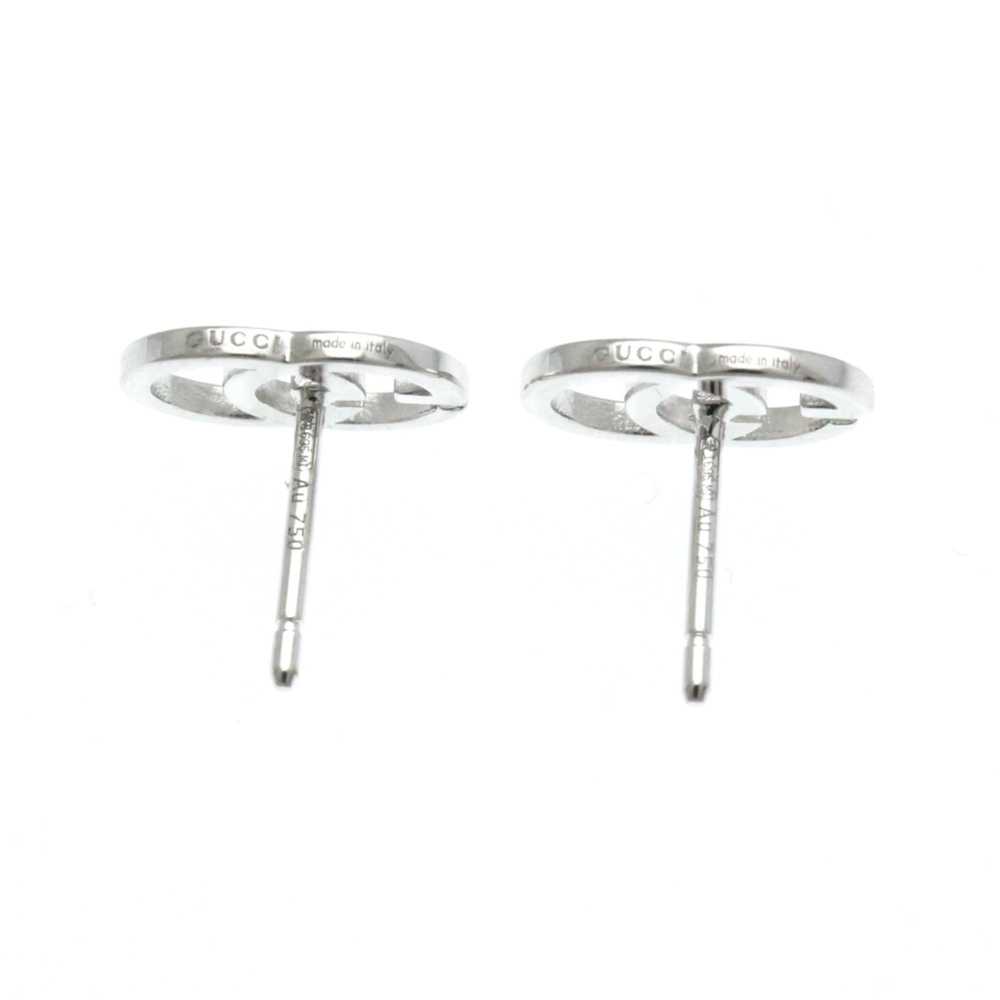 Gucci Gucci GG Running Earrings No Stone White Go… - image 5