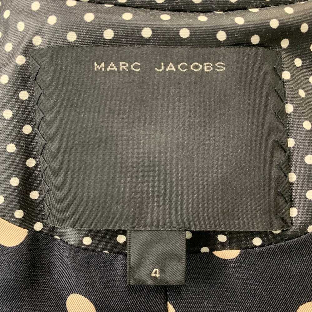 Marc Jacobs MARC JACOBS Black White Silk Blend Po… - image 4