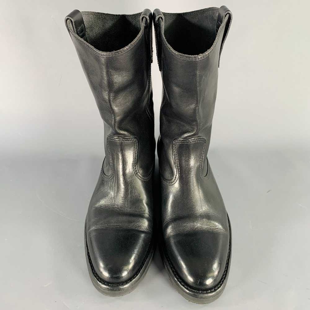 Golden Goose GOLDEN GOOSE Size 7 Black Leather Pu… - image 3