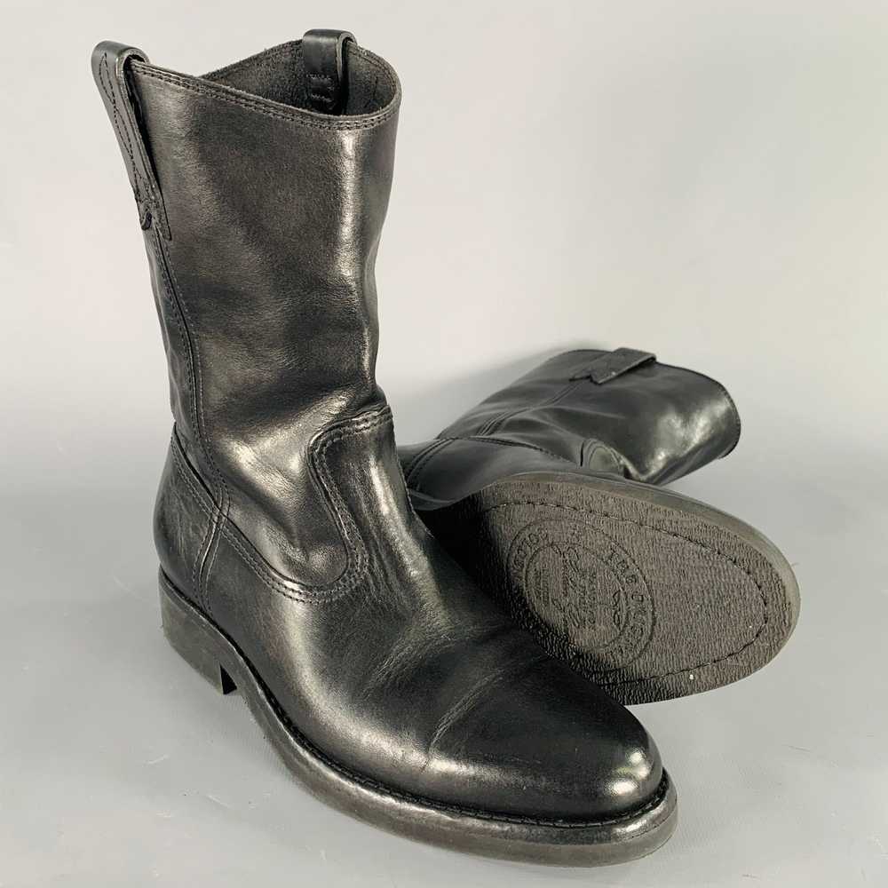 Golden Goose GOLDEN GOOSE Size 7 Black Leather Pu… - image 4