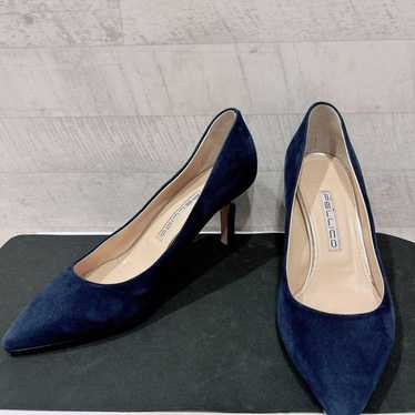 PELLICO Navy Suede Pumps