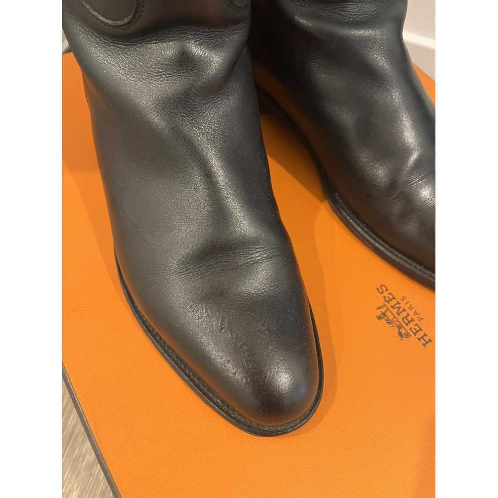 Hermès Jumping leather riding boots - image 4