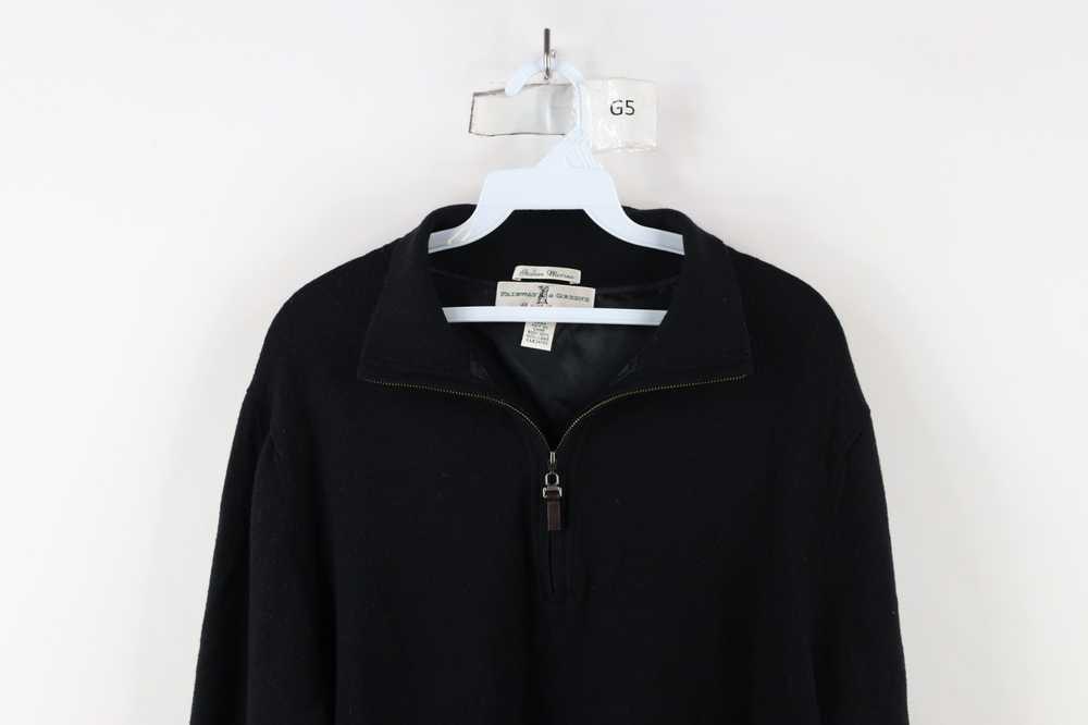 Vintage Vintage 90s Merino Wool Knit Half Zip Swe… - image 2