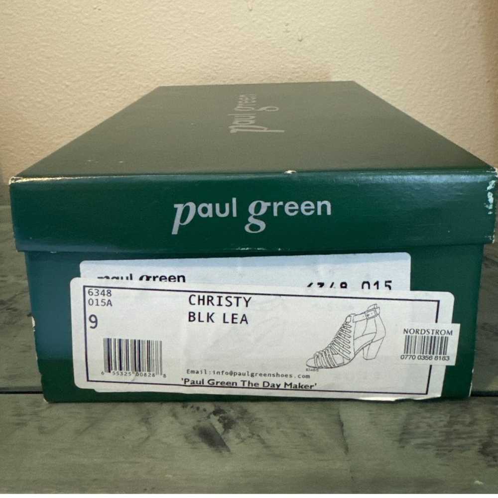 Paul Green Size 9 Christy Black Leather 3 1/2" Gl… - image 3