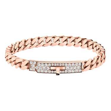 Hermès Kelly Chaîne pink gold bracelet - image 1