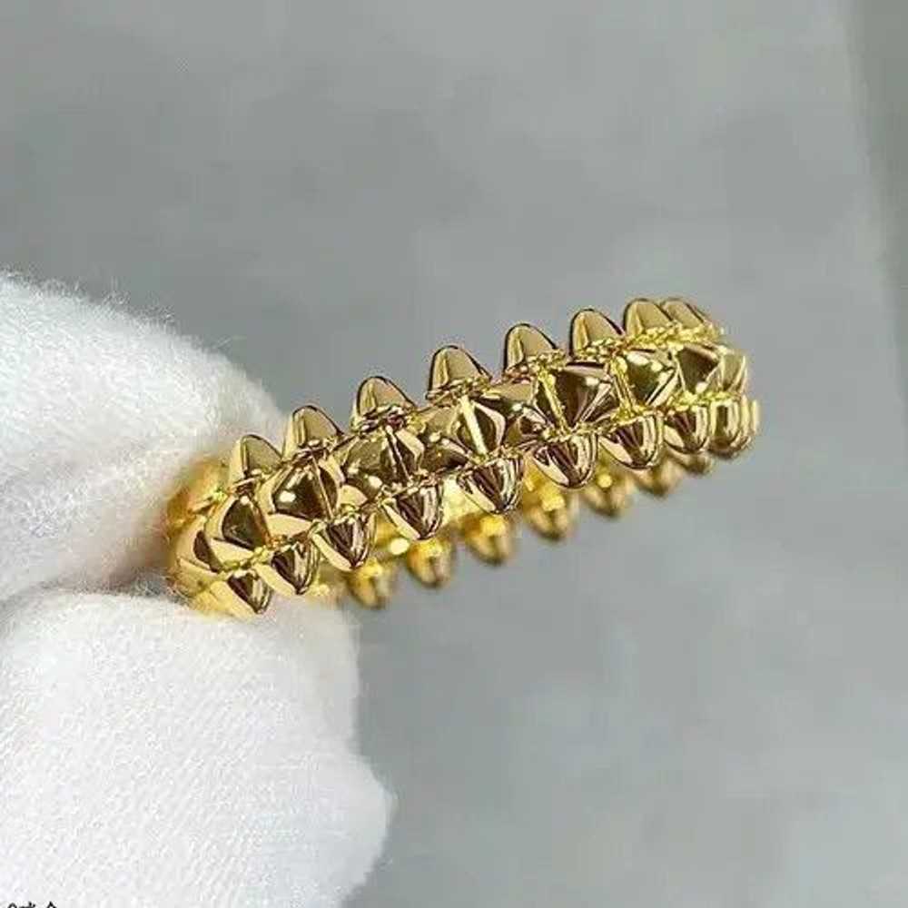 Jewelry × Ring Gold Plated × Sterling Silver 925 … - image 2