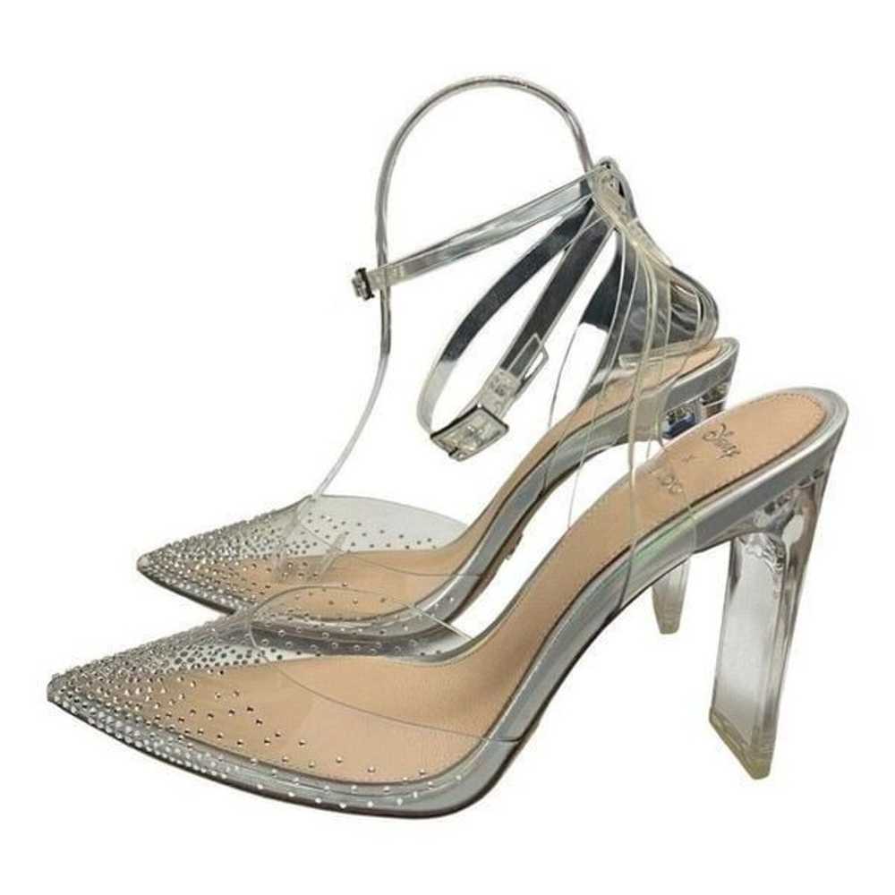 Disney x Aldo 8.5 Clear Jewel Glass Slipper Heels… - image 7