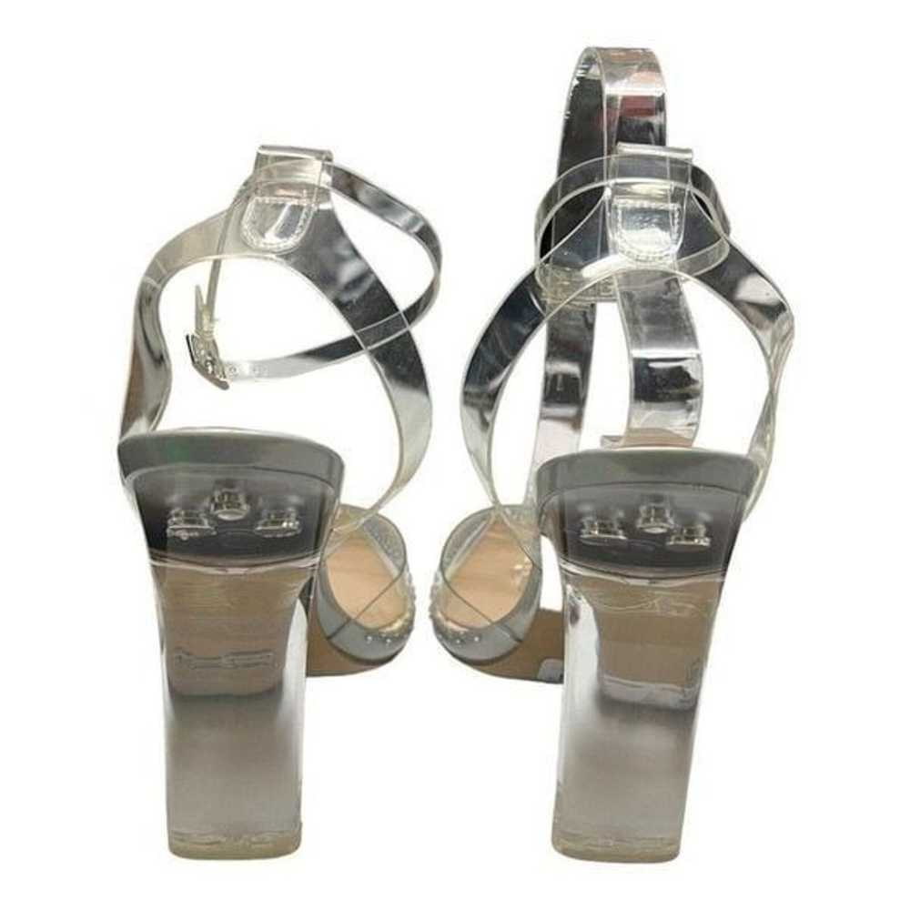 Disney x Aldo 8.5 Clear Jewel Glass Slipper Heels… - image 8