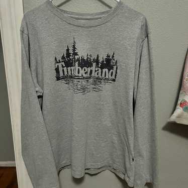 Vintage Timberland Long Sleeve Grey - image 1