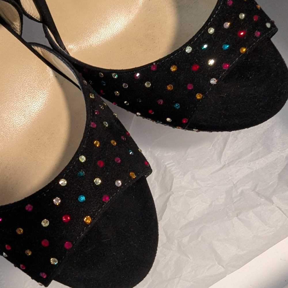 EUC Jimmy Choo April 120 Platform Heel Shoe Black… - image 7