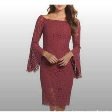 Bardot Solange Corded Lace Sheath Dress