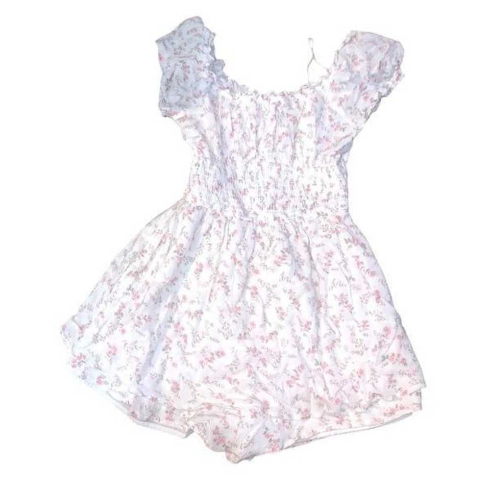 Hollister ruffled floral romper - image 1