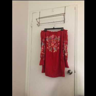 Free People Fleur Du Jour Mini Dress Sz S