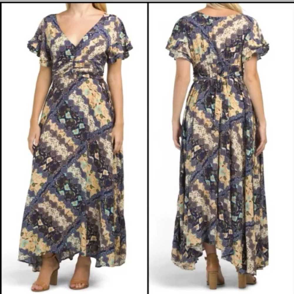 Abel the Label Anthropologie "Ghandi" Maxi Floral… - image 3