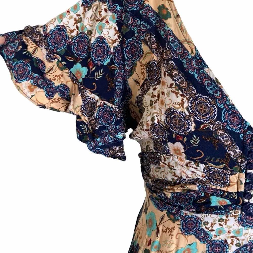 Abel the Label Anthropologie "Ghandi" Maxi Floral… - image 4