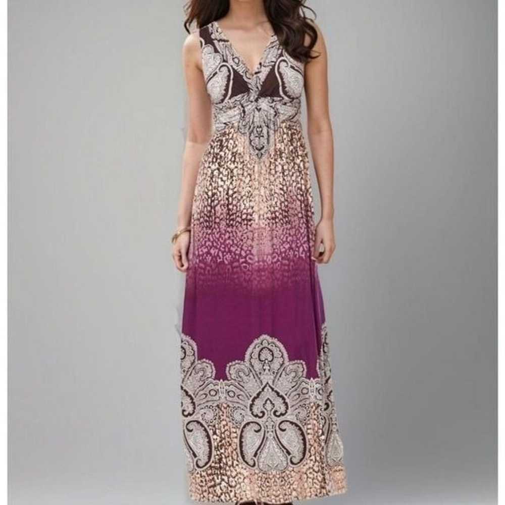 Soma Y2K Retro Paisley Eclectic Sleeveless Maxi D… - image 1