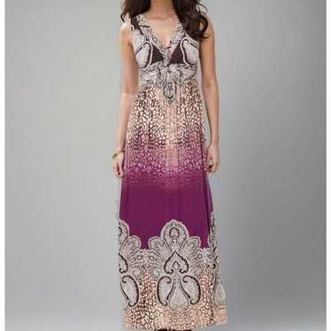 Soma Y2K Retro Paisley Eclectic Sleeveless Maxi Dr