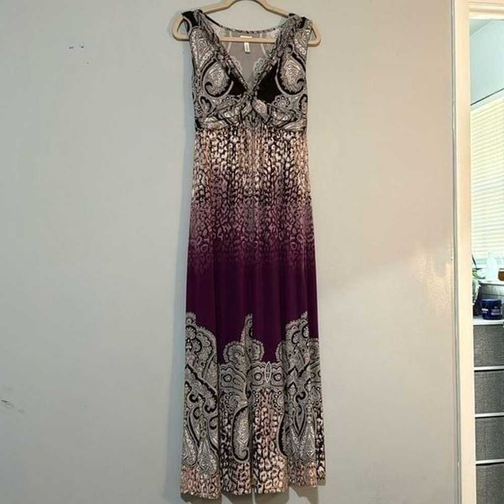 Soma Y2K Retro Paisley Eclectic Sleeveless Maxi D… - image 2