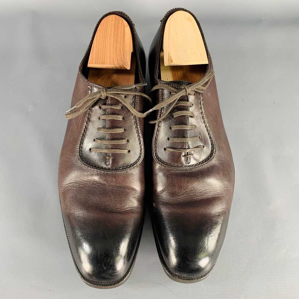 Tom Ford Brown Leather Oxford Lace-Up Shoes - image 4