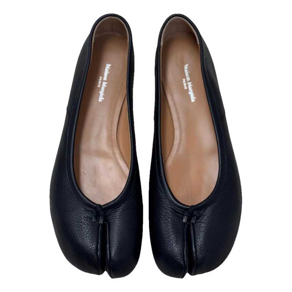 Maison Martin Margiela Tabi leather ballet flats - image 1