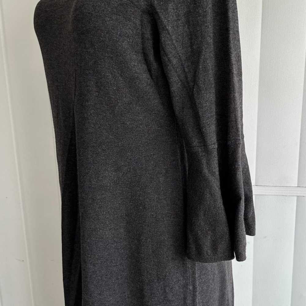 Calvin Klein Gray Sweater Dress Size XL 3/4 Bell … - image 2