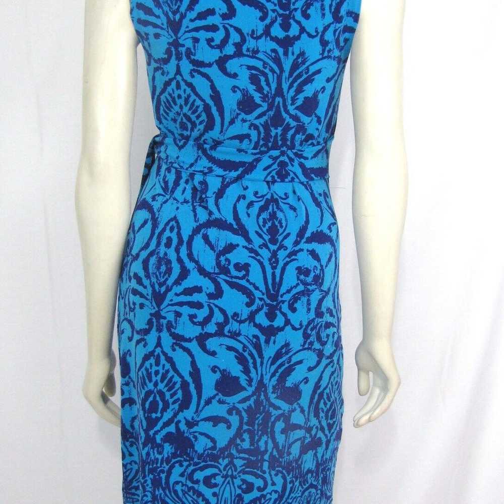 Ralph Lauren Blue Stretch Sheath Dress 4 Purple G… - image 3