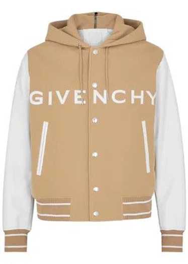 Givenchy o1srvl11e1224 Logo Wool Blend Varsity Ja… - image 1