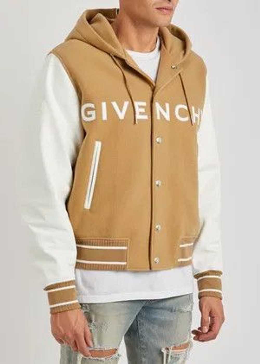 Givenchy o1srvl11e1224 Logo Wool Blend Varsity Ja… - image 3