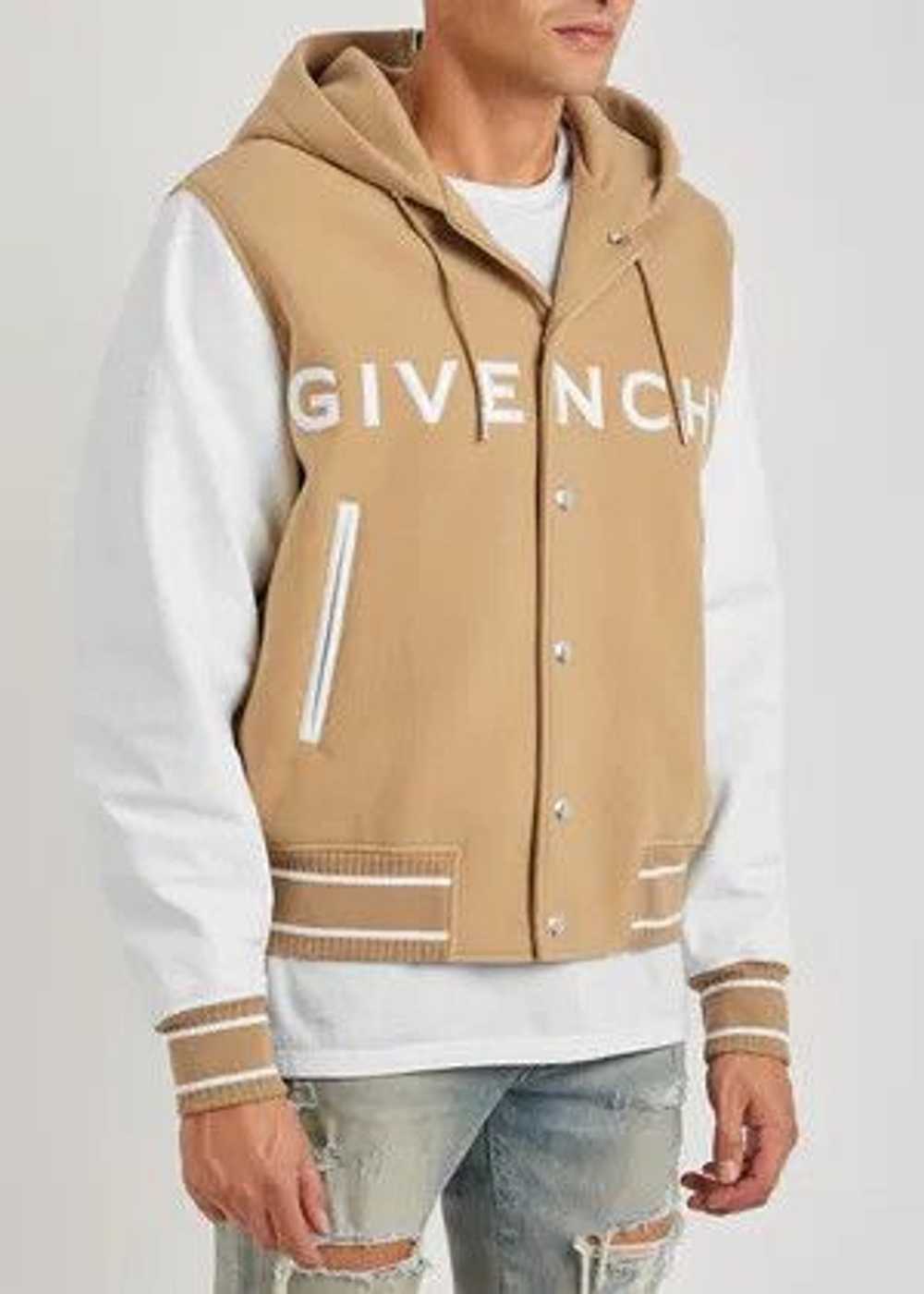 Givenchy o1srvl11e1224 Logo Wool Blend Varsity Ja… - image 4