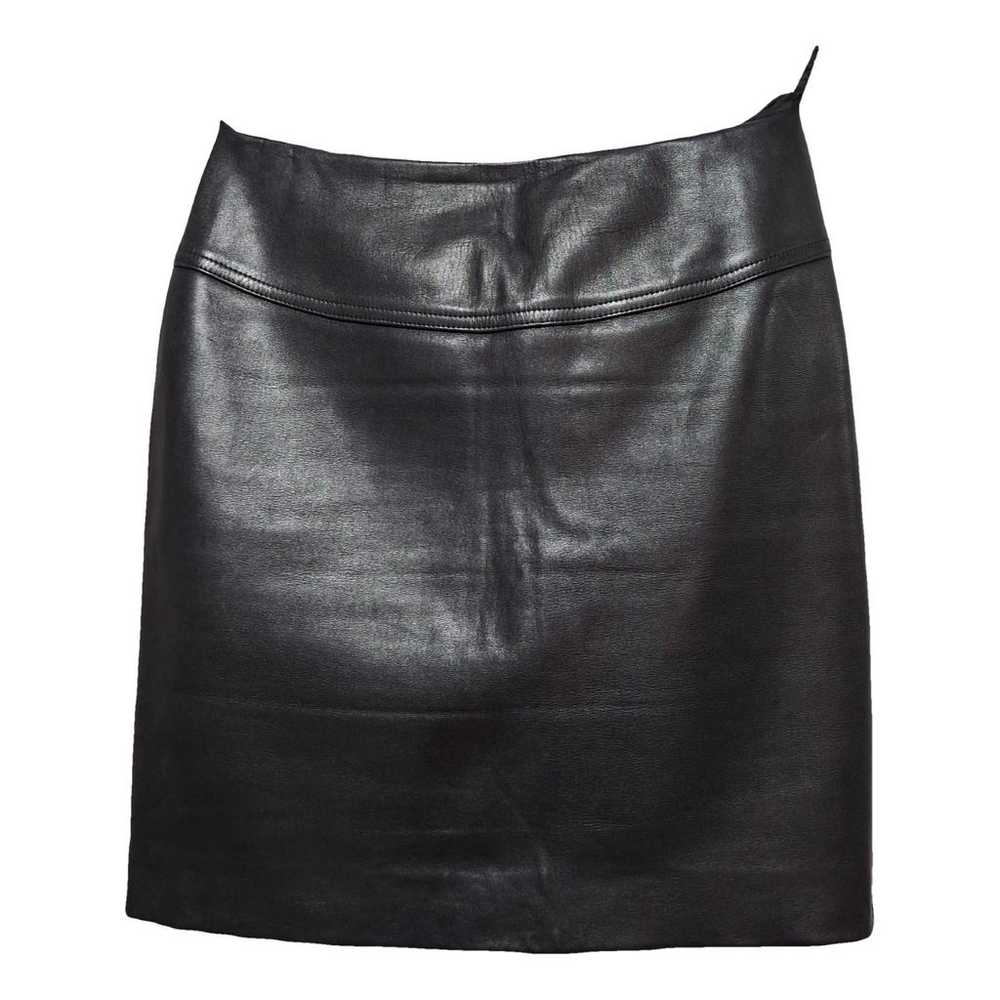 Alaïa Leather mini skirt - image 1