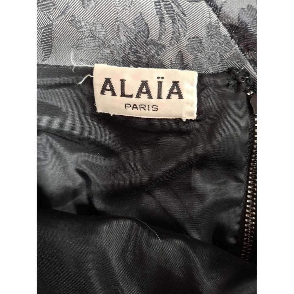 Alaïa Leather mini skirt - image 3