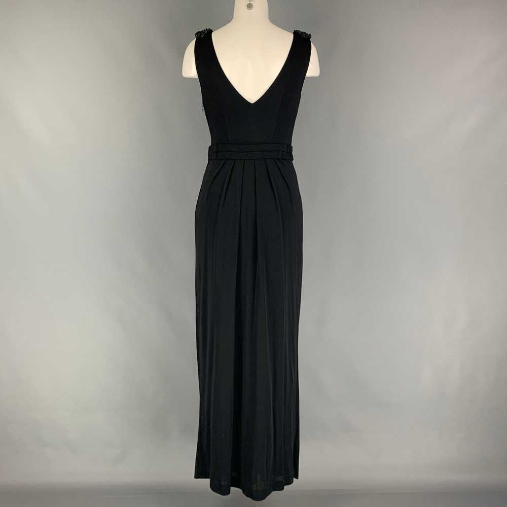 La Perla LA PERLA Size 8 Black Viscose Nylon Embe… - image 3