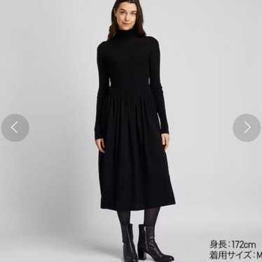 Uniqlo U Merino Wool Dress Black - image 1