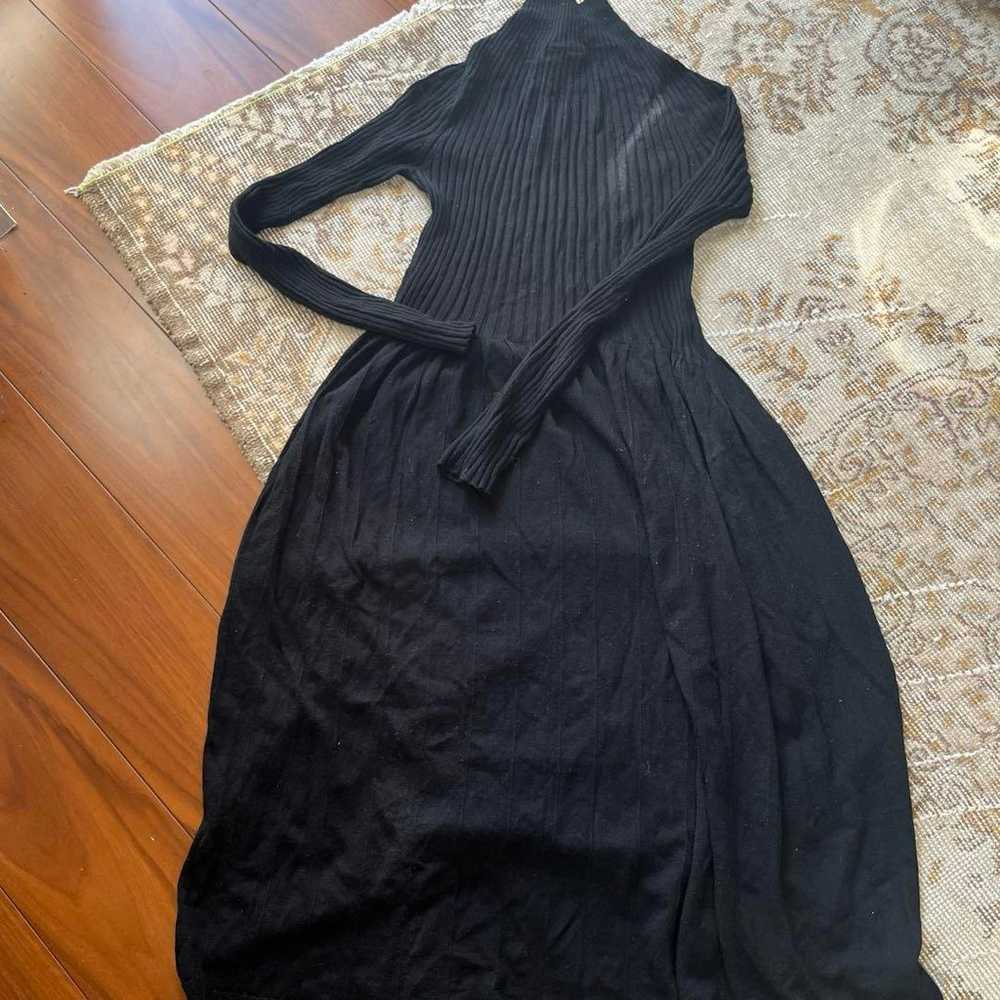 Uniqlo U Merino Wool Dress Black - image 4