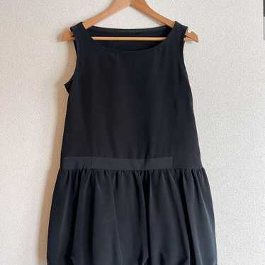 Sleeveless mini dress Black