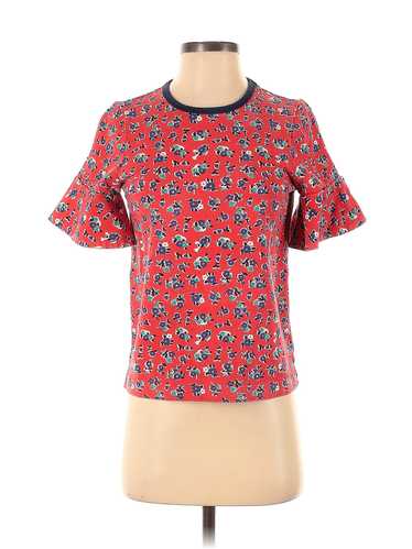 Draper James Women Red Short Sleeve T-Shirt XS