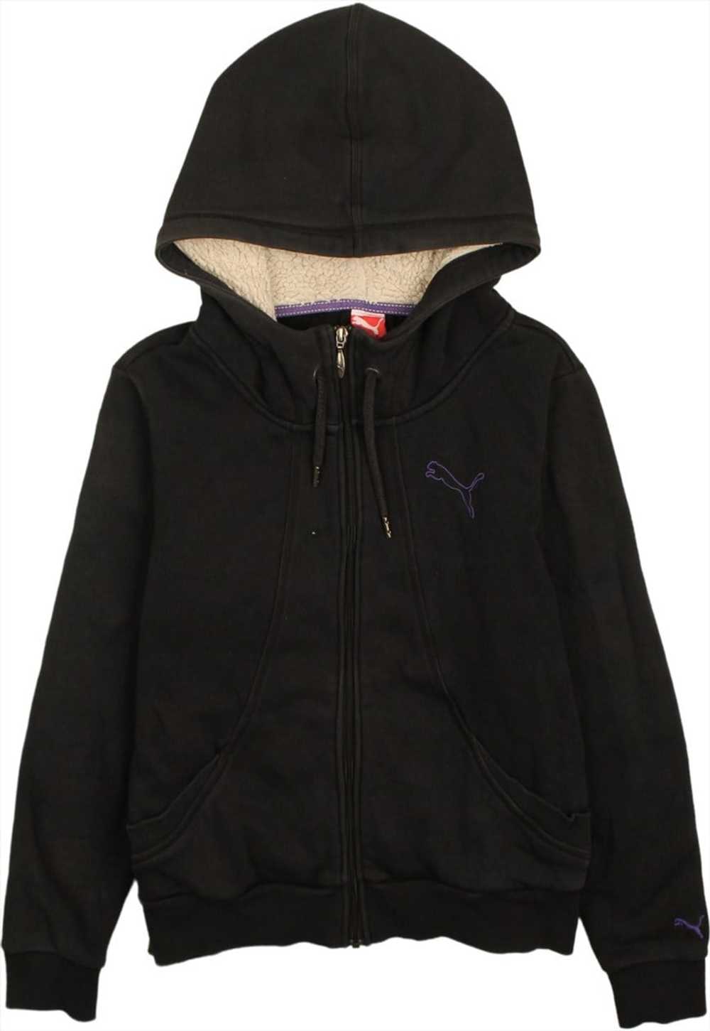 Vintage 90's Puma Hoodie Sportswear Full Zip Up B… - image 1