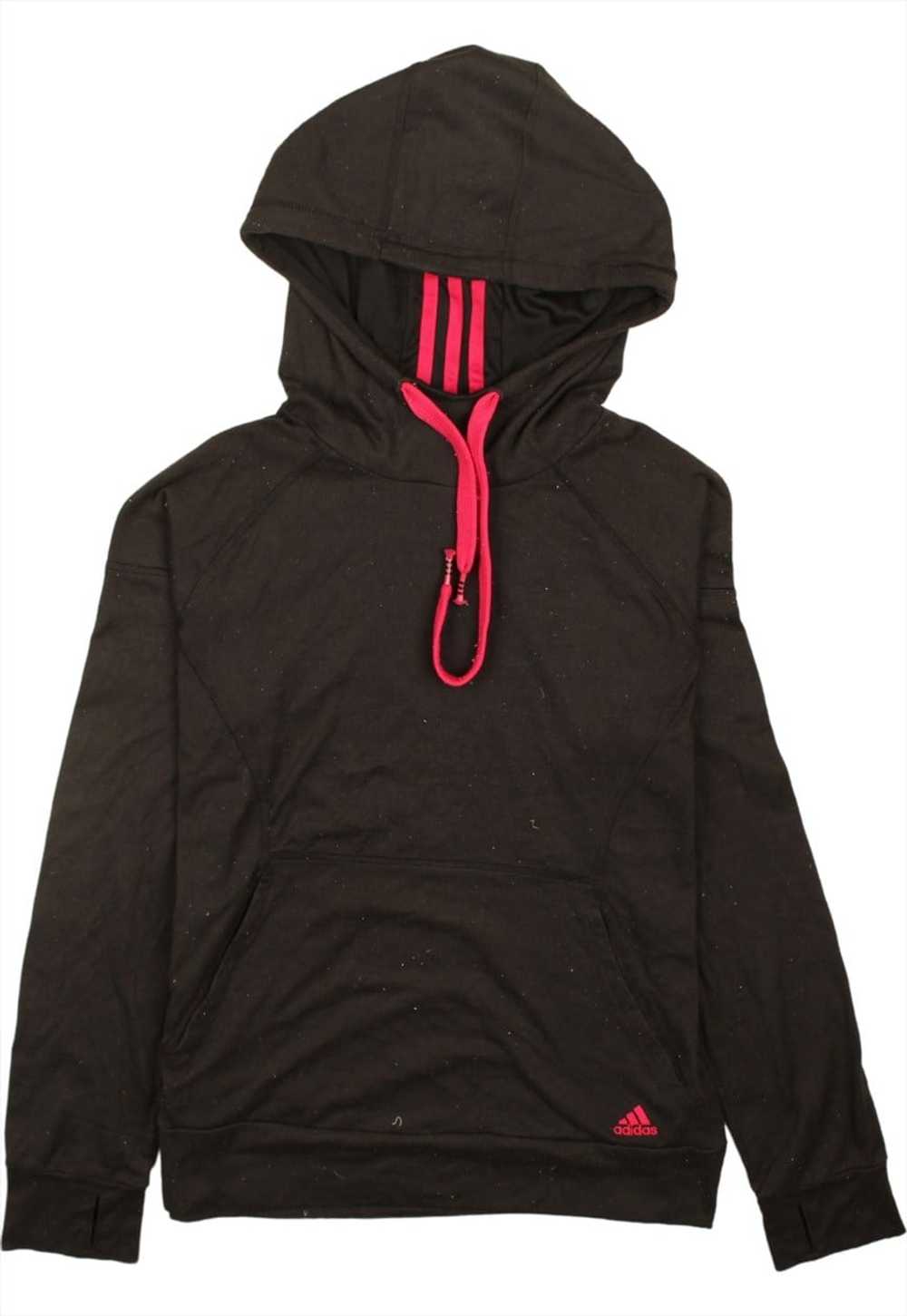 Vintage 90's Adidas Hoodie Sportswear Pullover Bl… - image 1