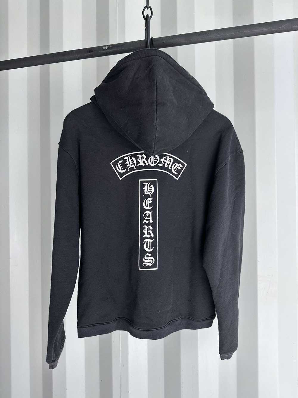 Chrome Hearts × Vintage 90’s T Bar Logo Zip Hoodie - image 3