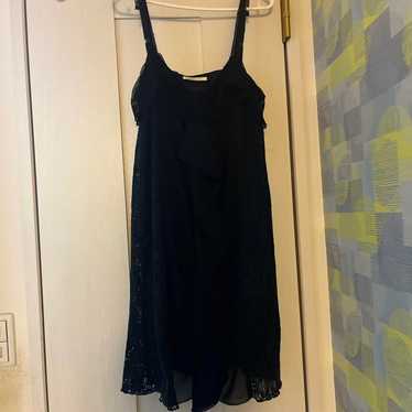 Axes Femme Black Lace Camisole Dress