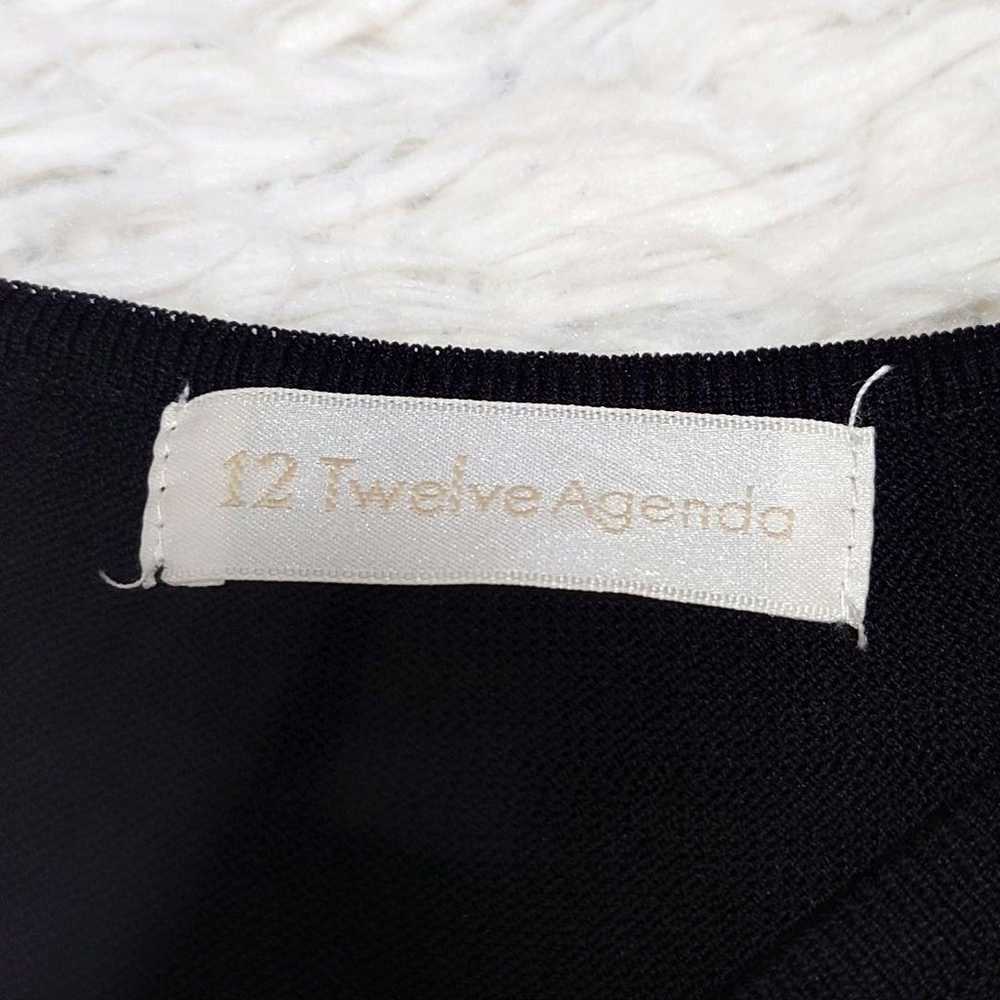 A316 Twelve Agenda One-Piece Long Sleeveless Blac… - image 9