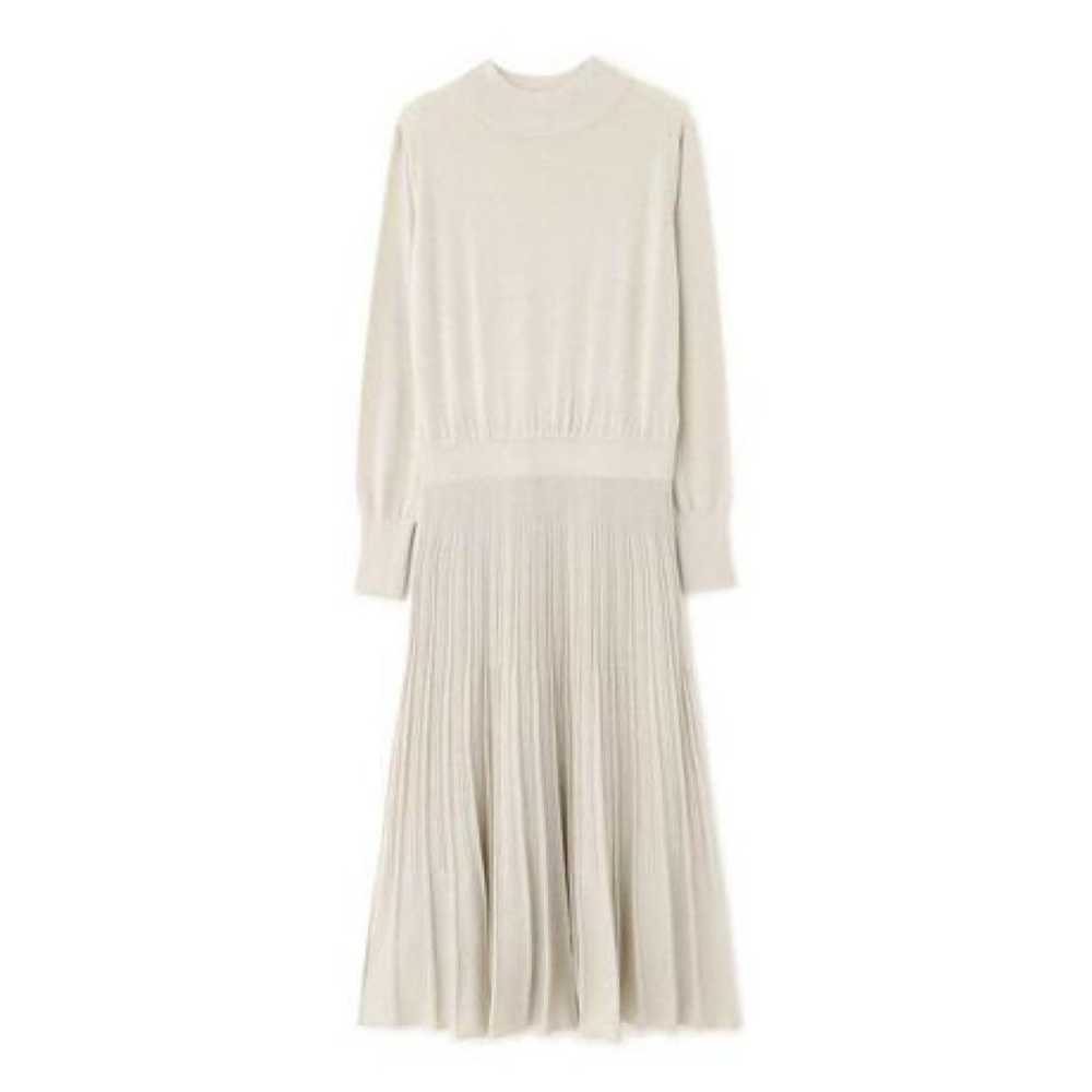 Natural Beauty Basic Pleated Docking Knit Dress - image 1