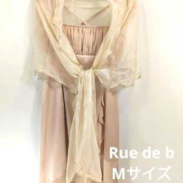 Rue de b party dress and stole set in salmon pink… - image 1