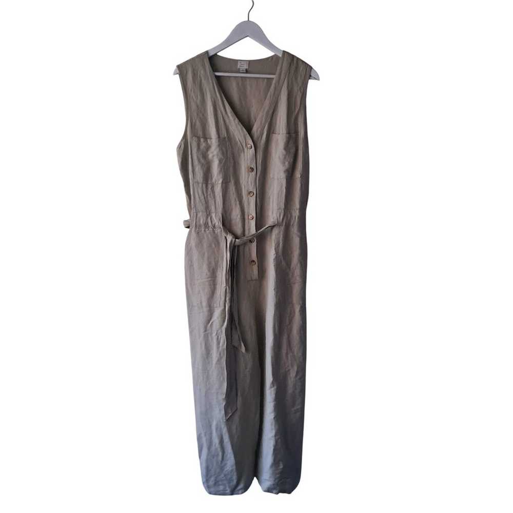 A New Day Jumpsuit Sleeveless V-Neck Button Front… - image 2