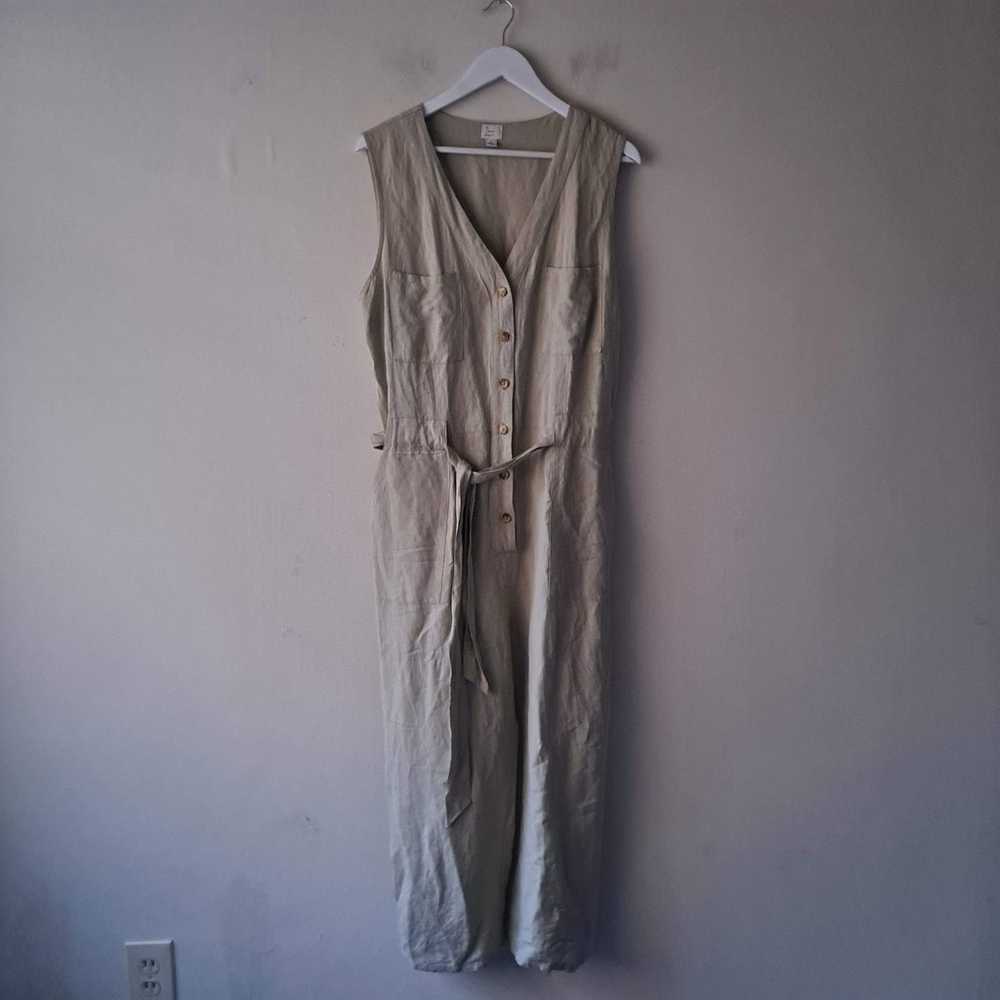 A New Day Jumpsuit Sleeveless V-Neck Button Front… - image 4