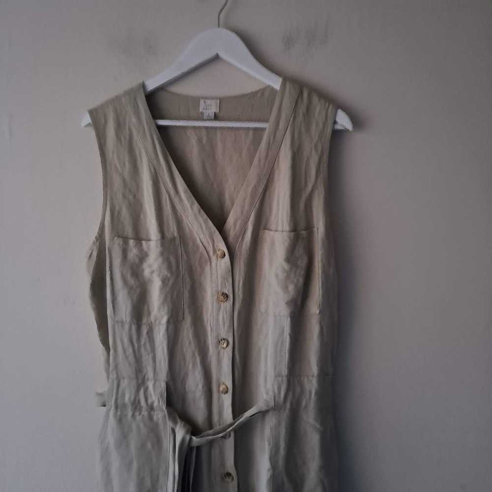 A New Day Jumpsuit Sleeveless V-Neck Button Front… - image 6