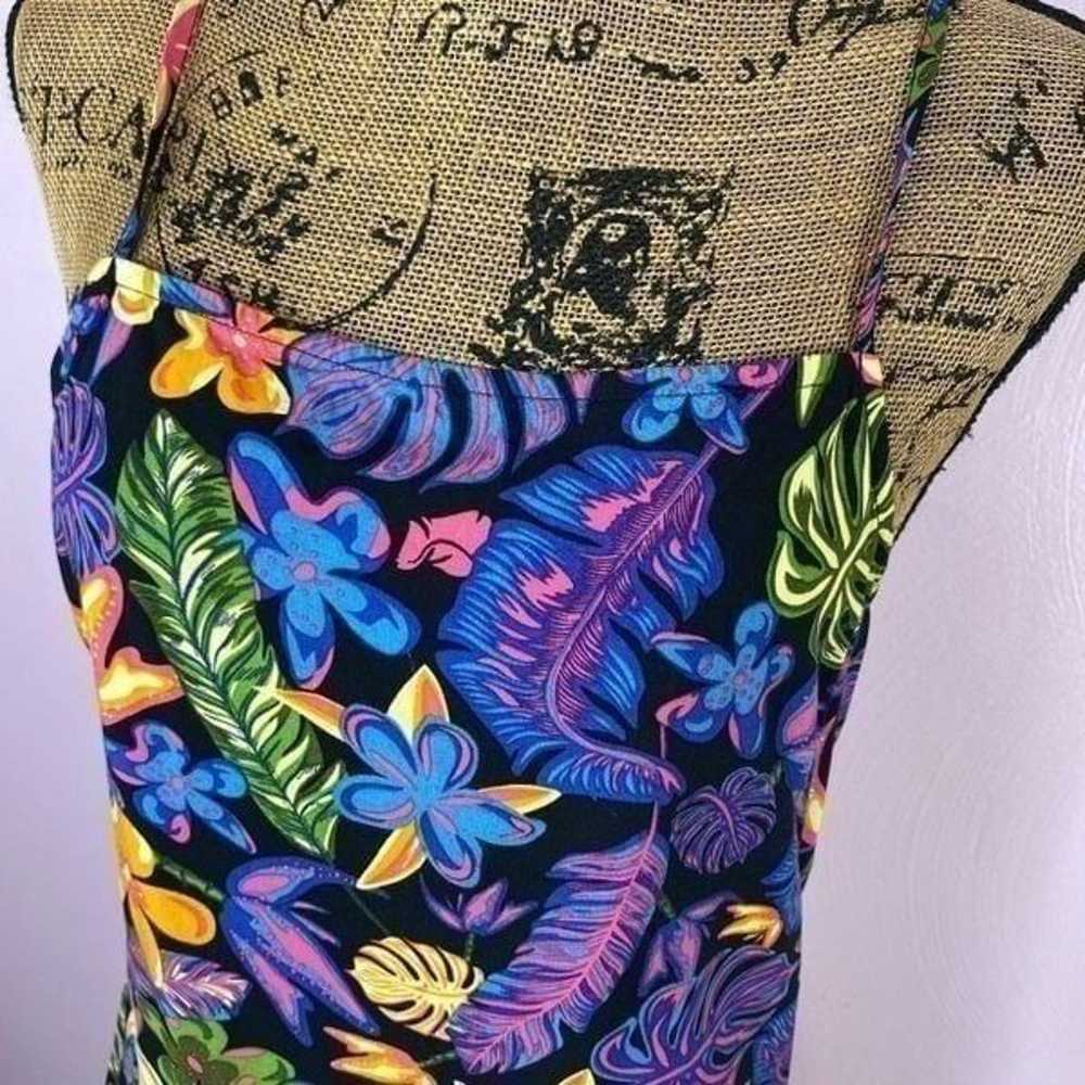 Vans Tropicali Floral Print Slip Dress Size Small… - image 6