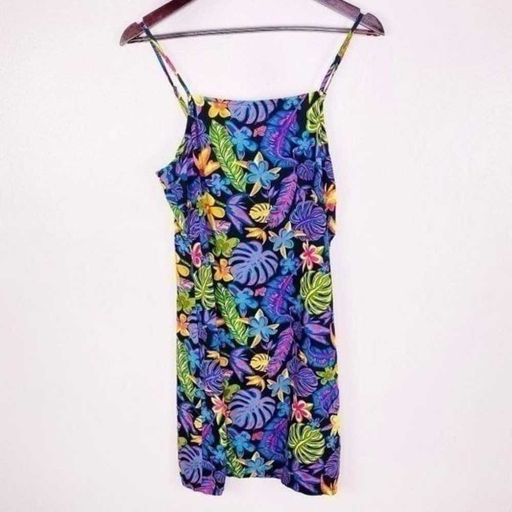 Vans Tropicali Floral Print Slip Dress Size Small… - image 8