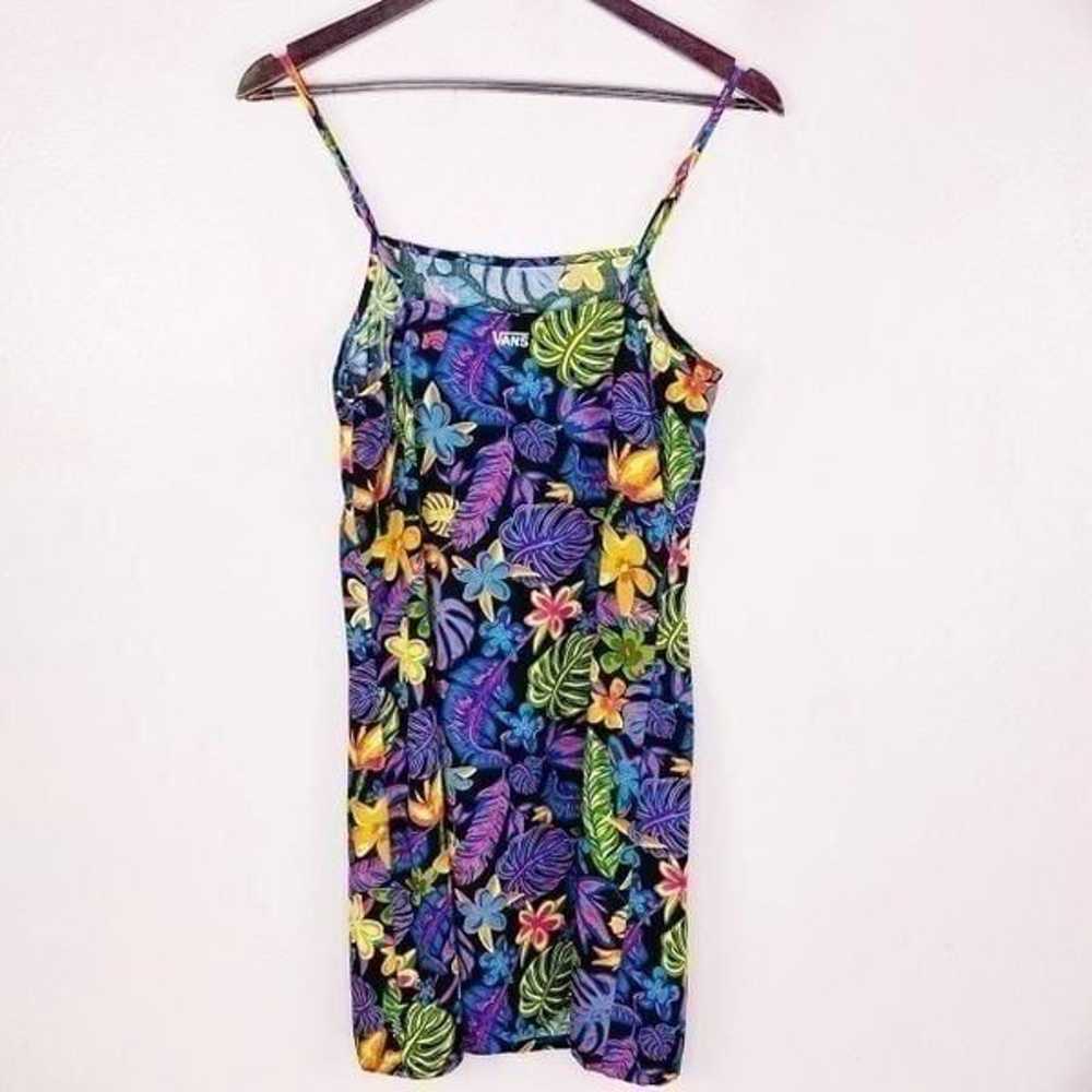 Vans Tropicali Floral Print Slip Dress Size Small… - image 9